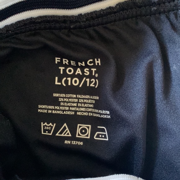 French Toast Classic Navy Blue Girls Skort - Picture 3 of 6